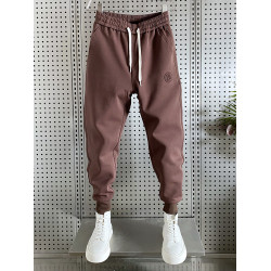 束腳衛褲男秋季新款九分運動褲男士百搭潮牌哈倫褲子白色寬松男褲