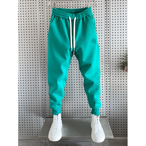 束腳衛褲男秋季新款九分運動褲男士百搭潮牌哈倫褲子白色寬松男褲 束腳衛褲男秋季新款九分運動褲男士百搭潮牌哈倫褲子白色寬松男褲