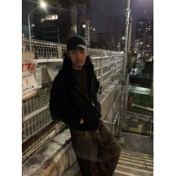 INKNOTS美式復古寬松clean fit重磅短寬拉鍊連帽衛衣男女潮牌外套