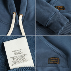 港單潮流刺綉字母連帽套頭衛衣男 重磅加絨加厚秋冬休閒上衣外套