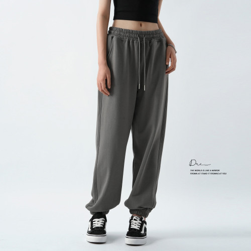 400g重磅高支棉 美式束腳衛褲男女同款春秋季新款寬松潮牌運動褲 400g重磅高支棉 美式束腳衛褲男女同款春秋季新款寬松潮牌運動褲