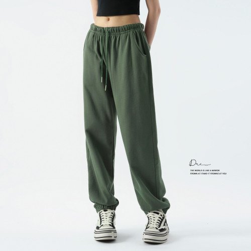 400g重磅高支棉 美式束腳衛褲男女同款春秋季新款寬松潮牌運動褲 400g重磅高支棉 美式束腳衛褲男女同款春秋季新款寬松潮牌運動褲