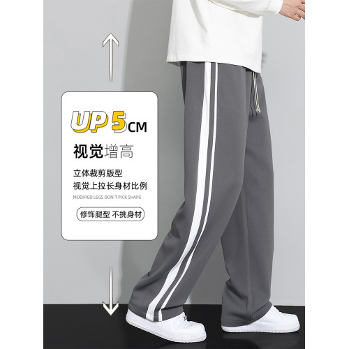 加絨加厚衛褲男士春秋季直筒運動褲寬松秋冬青少年男生休閒長褲子 加絨加厚衛褲男士春秋季直筒運動褲寬松秋冬青少年男生休閒長褲子