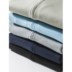 美式雙拉鍊開衫灰色衛衣男潮牌重磅寬松百搭休閒運動情侶連帽外套