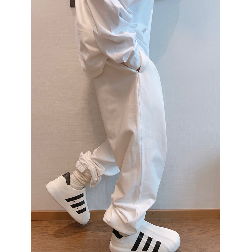 dannyandzee秋季潮牌百搭330g毛圈棉純色束腳褲衛褲男長褲運動褲 dannyandzee秋季潮牌百搭330g毛圈棉純色束腳褲衛褲男長褲運動褲