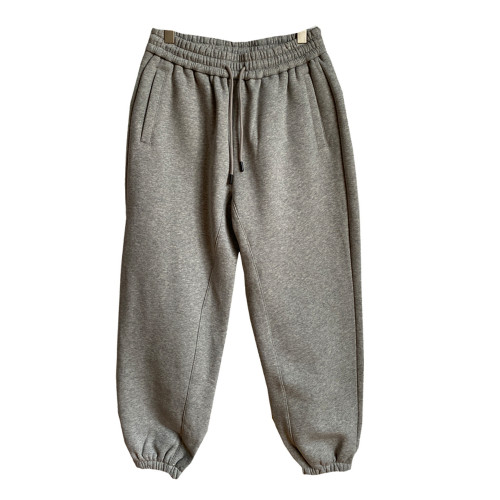 秋冬季美式休閒痞帥針織灰色衛褲男寬松抽繩百搭潮流運動束腳褲子 秋冬季美式休閒痞帥針織灰色衛褲男寬松抽繩百搭潮流運動束腳褲子