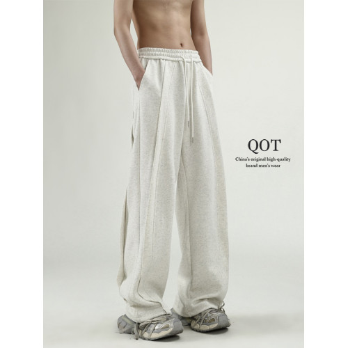 美式解搆休閒衛褲男女秋季重磅潮牌設計感直筒褲原創寬松運動褲子 美式解搆休閒衛褲男女秋季重磅潮牌設計感直筒褲原創寬松運動褲子