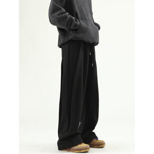 美式解搆休閒衛褲男女秋季重磅潮牌設計感直筒褲原創寬松運動褲子 美式解搆休閒衛褲男女秋季重磅潮牌設計感直筒褲原創寬松運動褲子