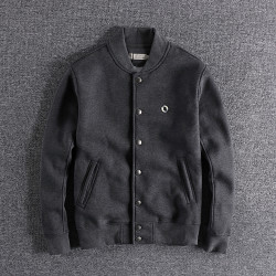 新款加絨衛衣外套男春秋歐美潮流休閒棒球服修身飛行夾克男