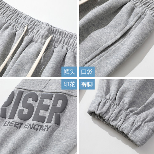 DUKEEN美式重磅衛褲男秋冬款2025束腳運動褲加絨加厚工裝休閒褲男 DUKEEN美式重磅衛褲男秋冬款2025束腳運動褲加絨加厚工裝休閒褲男