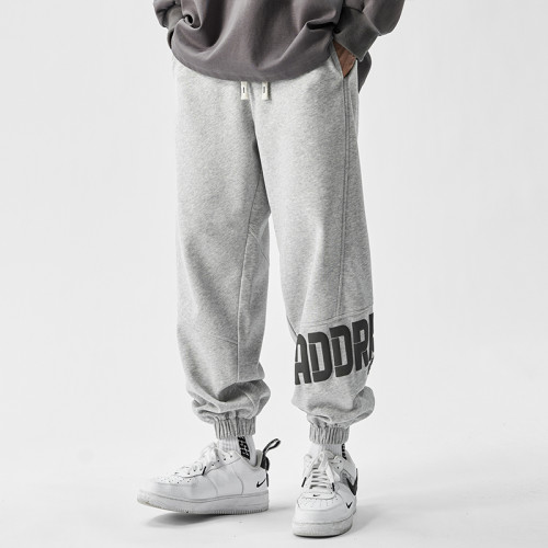 DUKEEN美式重磅衛褲男秋冬款2025束腳運動褲加絨加厚工裝休閒褲男 DUKEEN美式重磅衛褲男秋冬款2025束腳運動褲加絨加厚工裝休閒褲男