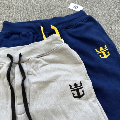 秋冬男士皇冠加絨衛褲刺綉休閒寬松長褲 秋冬男士皇冠加絨衛褲刺綉休閒寬松長褲