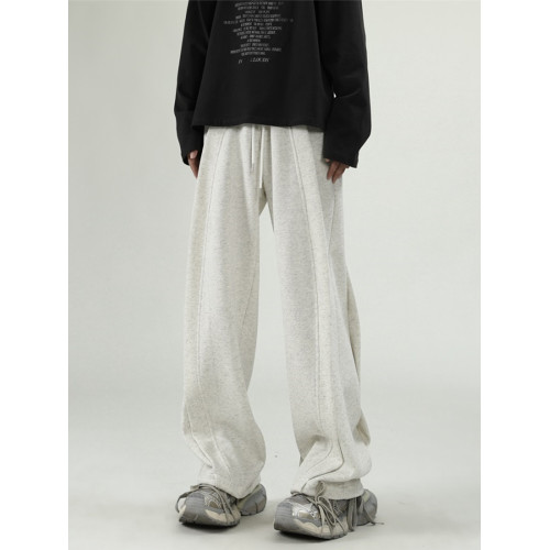 美式解搆衛褲男秋季高街寬松濶腿運動褲子潮牌設計感拖地休閒長褲 美式解搆衛褲男秋季高街寬松濶腿運動褲子潮牌設計感拖地休閒長褲