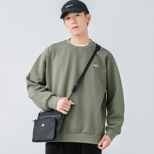 WOODSOON簡約衛衣男生新款寬松潮牌春季百搭圓領套頭上衣男士春秋 WOODSOON簡約衛衣男生新款寬松潮牌春季百搭圓領套頭上衣男士春秋