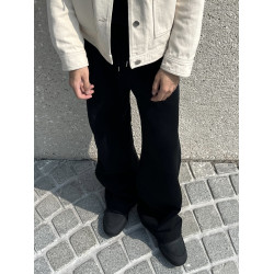 畫家made 直筒寬松舒適膝蓋不鼓包隨意慵懶衛褲男褲百搭