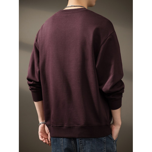 高級美式復古360g重磅純色衛衣男秋季新款潮流內搭打底衫寬松上衣 高級美式復古360g重磅純色衛衣男秋季新款潮流內搭打底衫寬松上衣