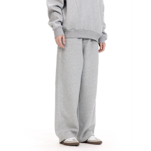 UNF380G雙面空氣層太空棉休閒褲2025秋冬新款彎刀衛褲男女同款潮 UNF380G雙面空氣層太空棉休閒褲2025秋冬新款彎刀衛褲男女同款潮