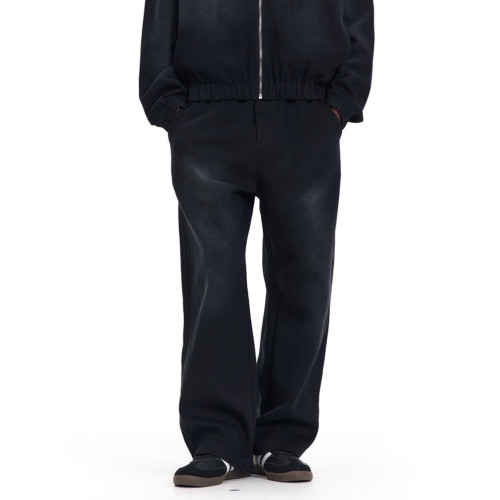 UNF380G雙面空氣層太空棉休閒褲2025秋冬新款彎刀衛褲男女同款潮 UNF380G雙面空氣層太空棉休閒褲2025秋冬新款彎刀衛褲男女同款潮