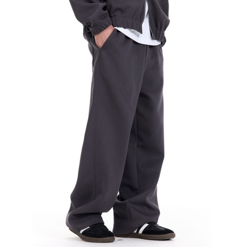 UNF380G雙面空氣層太空棉休閒褲2025秋冬新款彎刀衛褲男女同款潮 UNF380G雙面空氣層太空棉休閒褲2025秋冬新款彎刀衛褲男女同款潮