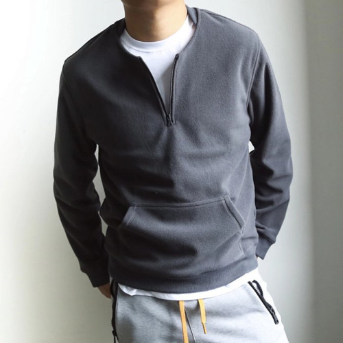 日系復古冬季男士加厚雙面抓絨搖粒絨保暖套頭衫加絨衛衣上衣外套 日系復古冬季男士加厚雙面抓絨搖粒絨保暖套頭衫加絨衛衣上衣外套