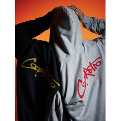 CoosRetro美式復古重磅420g連帽開衫拉鍊衛衣休閒外套情侶上衣