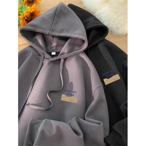 重磅100%純棉連帽衛衣男裝秋冬寬松加絨痞帥港風復古美式潮流百搭 重磅100%純棉連帽衛衣男裝秋冬寬松加絨痞帥港風復古美式潮流百搭