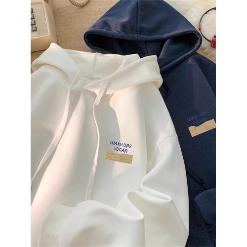 重磅100%純棉連帽衛衣男裝秋冬寬松加絨痞帥港風復古美式潮流百搭 重磅100%純棉連帽衛衣男裝秋冬寬松加絨痞帥港風復古美式潮流百搭