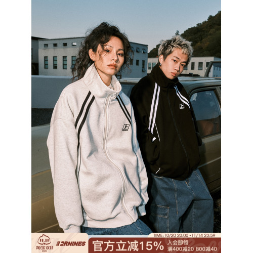 黃子弘凡同款FORNINES國潮衛衣男開衫秋冬情侶美式運動加絨外套女 黃子弘凡同款FORNINES國潮衛衣男開衫秋冬情侶美式運動加絨外套女