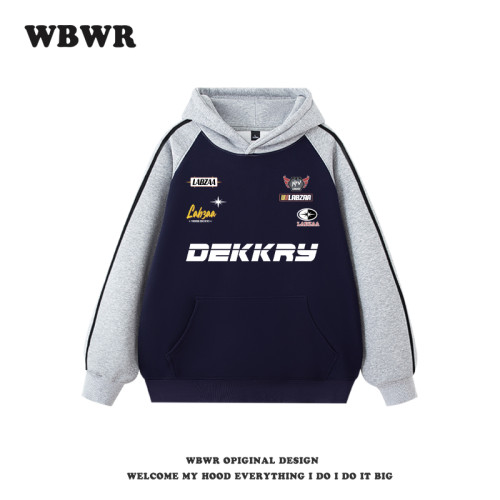 美式vibe高街字母印花連帽衛衣男秋季潮牌寬松插肩三條杠外套上衣 美式vibe高街字母印花連帽衛衣男秋季潮牌寬松插肩三條杠外套上衣