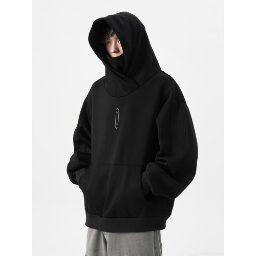 新款重磅忍者堆堆領衛衣男秋季美式機能風連帽衫寬松社恐i人外套 新款重磅忍者堆堆領衛衣男秋季美式機能風連帽衫寬松社恐i人外套