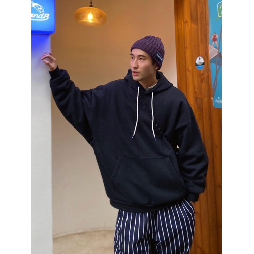 日系復古連帽衛衣男寬松大碼美式重磅純色運動休閒連帽衫cityboy 日系復古連帽衛衣男寬松大碼美式重磅純色運動休閒連帽衫cityboy