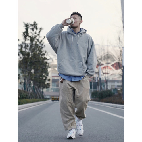 日系復古連帽衛衣男寬松大碼美式重磅純色運動休閒連帽衫cityboy 日系復古連帽衛衣男寬松大碼美式重磅純色運動休閒連帽衫cityboy