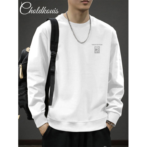 440克重磅秋冬季新款簡約美式圓領加絨加厚衛衣男潮牌寬松ins長袖 440克重磅秋冬季新款簡約美式圓領加絨加厚衛衣男潮牌寬松ins長袖