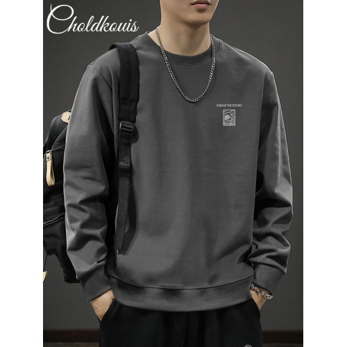 440克重磅秋冬季新款簡約美式圓領加絨加厚衛衣男潮牌寬松ins長袖 440克重磅秋冬季新款簡約美式圓領加絨加厚衛衣男潮牌寬松ins長袖