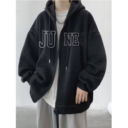 開衫衛衣男生潮牌純棉2025春秋新款寬松大碼青少年休閒拉鍊外套男