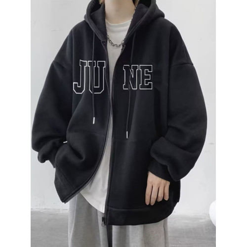 開衫衛衣男生潮牌純棉2025春秋新款寬松大碼青少年休閒拉鍊外套男 開衫衛衣男生潮牌純棉2025春秋新款寬松大碼青少年休閒拉鍊外套男