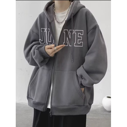 開衫衛衣男生潮牌純棉2025春秋新款寬松大碼青少年休閒拉鍊外套男 開衫衛衣男生潮牌純棉2025春秋新款寬松大碼青少年休閒拉鍊外套男