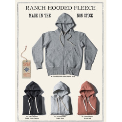 復古衛衣指定袋型NonStock圓潤大D袋美式重磅特裡厚毛圈拉鍊帽衫