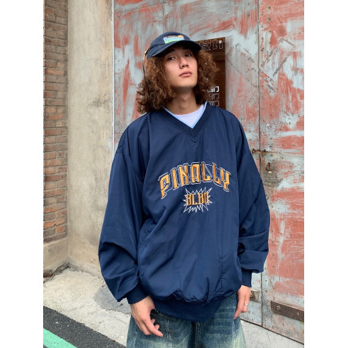 UNXU美式復古潮牌字母刺綉v領衛衣男秋季新款百搭運動休閒上衣 UNXU美式復古潮牌字母刺綉v領衛衣男秋季新款百搭運動休閒上衣