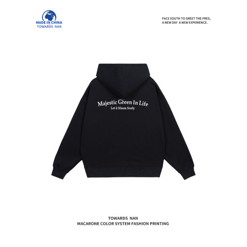 朝南工作室 國潮字母印花連帽衛衣男女新款潮牌寬松情侶帽衫外套 朝南工作室 國潮字母印花連帽衛衣男女新款潮牌寬松情侶帽衫外套