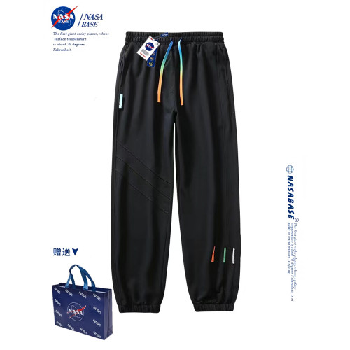 NASA聯名褲子男春秋加肥加大碼衛褲寬松束腳男士美式休閒運動長褲 NASA聯名褲子男春秋加肥加大碼衛褲寬松束腳男士美式休閒運動長褲