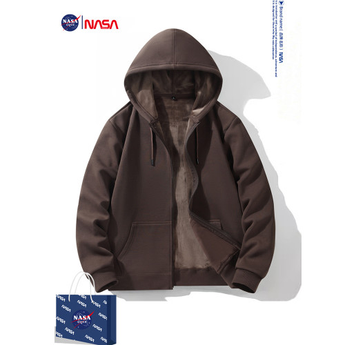 NASA聯名衛衣男美式重磅潮牌秋冬季加絨加厚休閒寬松男士開衫外套 NASA聯名衛衣男美式重磅潮牌秋冬季加絨加厚休閒寬松男士開衫外套