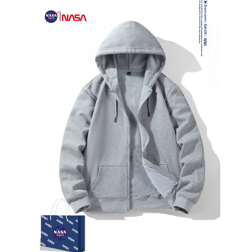 NASA聯名衛衣男美式重磅潮牌秋冬季加絨加厚休閒寬松男士開衫外套 NASA聯名衛衣男美式重磅潮牌秋冬季加絨加厚休閒寬松男士開衫外套