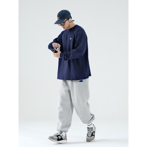 RADIUM 秋冬加厚寬松休閒日系潮牌多口袋工裝針織運動抽繩衛褲男 RADIUM 秋冬加厚寬松休閒日系潮牌多口袋工裝針織運動抽繩衛褲男