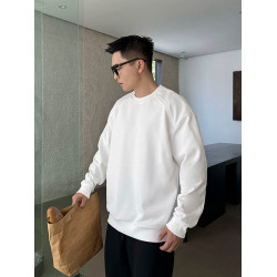 二十二號穿搭【比弗利山莊】100%純棉龍骨定位直角肩長袖男士衛衣