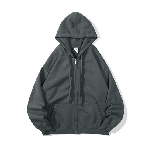 toughleaf(銀狐絨)日系cityboy開衫拉鍊連帽加絨衛衣寬松版外套男 toughleaf(銀狐絨)日系cityboy開衫拉鍊連帽加絨衛衣寬松版外套男