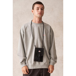 日本薄款衛衣春秋款套頭純色長袖男女寬松棉圓領