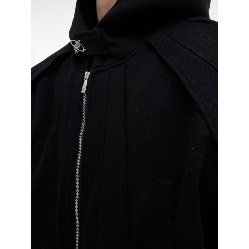 CulturE秋冬小衆立體解搆細閃連帽衛衣套裝亮片設計感拉鍊開衫男 CulturE秋冬小衆立體解搆細閃連帽衛衣套裝亮片設計感拉鍊開衫男