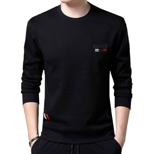 稻草人男士衛衣2024新款秋冬款長袖t恤男加絨加厚圓領品牌上衣服 稻草人男士衛衣2024新款秋冬款長袖t恤男加絨加厚圓領品牌上衣服