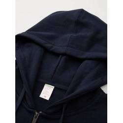 重磅350克純棉毛圈開衫衛衣情侶套頭拉鍊加厚運動男女秋冬潮外套